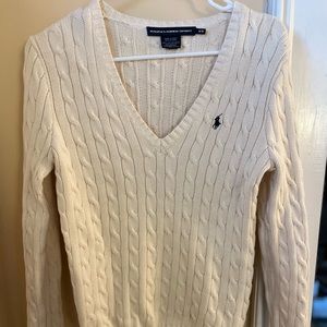 Ralph Lauren ladies v neck sweater sz M never worn